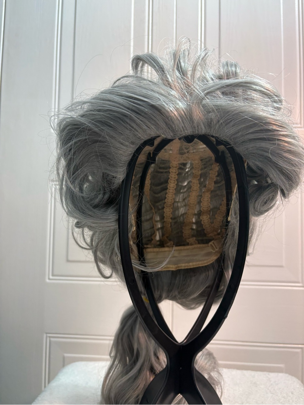 Men’s Gray Colonial Judge Wig Historical Court Noble Aristocrat Costume/Cosplay